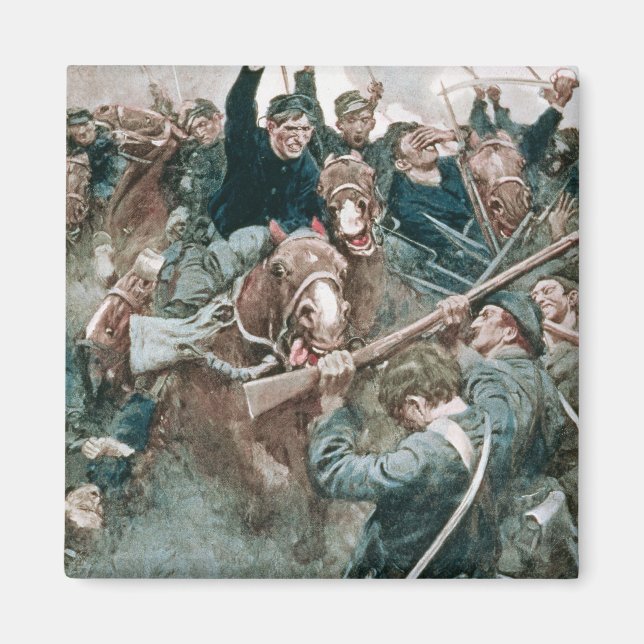 Jacksons brigad står som en stenmur magnet (Framsidan)