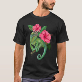 Jacksons Chameleon med Hibiscus T Shirt