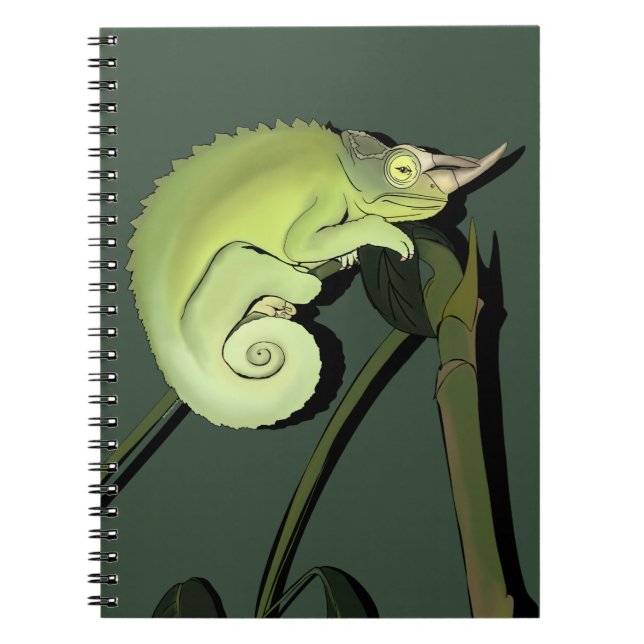 Jackson's Chameleon Notebook Anteckningsbok (Framsidan)