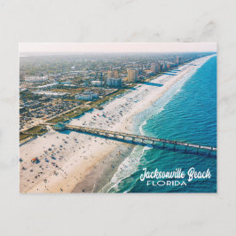 Jacksonville Beach, bild av Florida-flyg Vykort