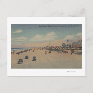 Jacksonville Beach, FL - Världens Widest Ocea Vykort
