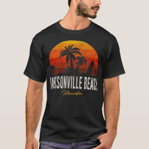 Jacksonville Beach Florida FL Handflatan Vacation T Shirt