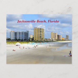 Jacksonville Beach Florida Helg Vykort