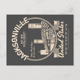 JACKSONVILLE CITY - FLORIDA VINTAGE VYKORT
