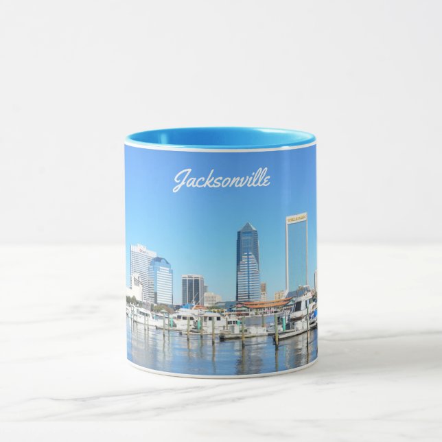 Jacksonville Cityscape, Florida Mugg (Center)