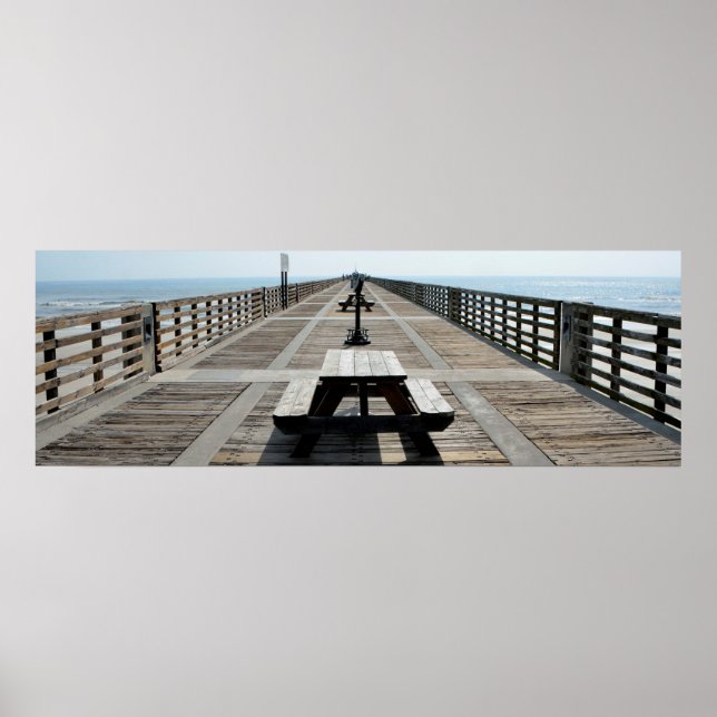 Jacksonville Fishing Pier Poster (Framsidan)
