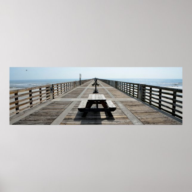 Jacksonville Fishing Pier Poster (Framsidan)