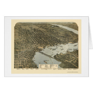 Jacksonville FL - 1893 Hälsningskort