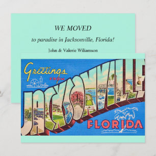Jacksonville FL Flyttningsmeddelande