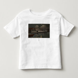 Jacksonville FL - natten beskådar den St Johns T Shirt