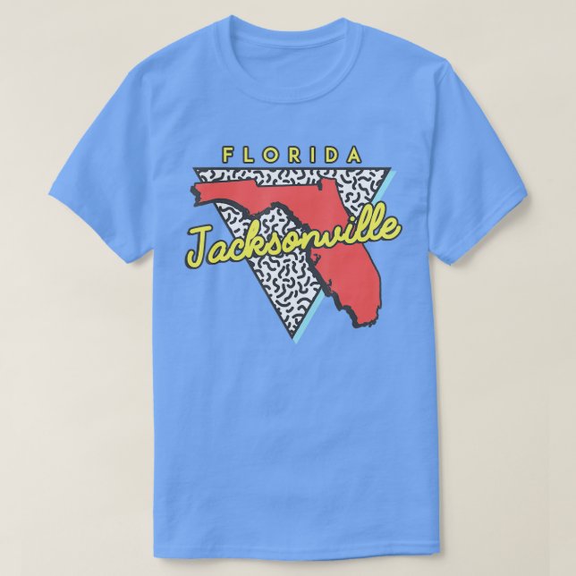Jacksonville Florida 80s Design Souvenirs1 T Shirt (Design framsida)