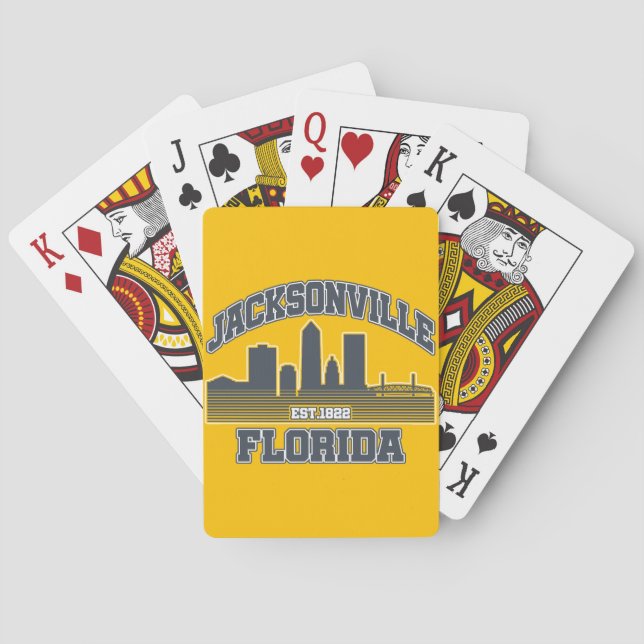 Jacksonville,Florida Casinokort (Baksidan)
