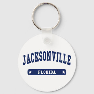 Jacksonville Florida College Stil T shirts Nyckelring