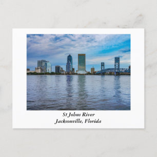 Jacksonville Florida Evening Vykort