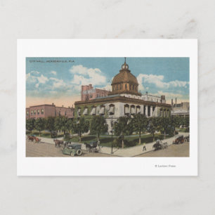 Jacksonville, Florida - Exterior View of City Vykort