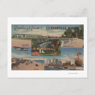 Jacksonville, Florida - Hälsning from Vykort