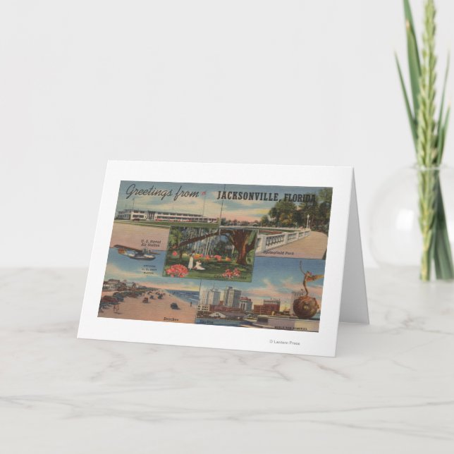Jacksonville Florida - hälsningar från Kort (Framsida)