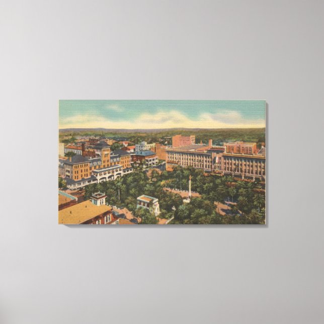 Jacksonville, Florida - Hemmings flygvy Canvastryck (Framsida)