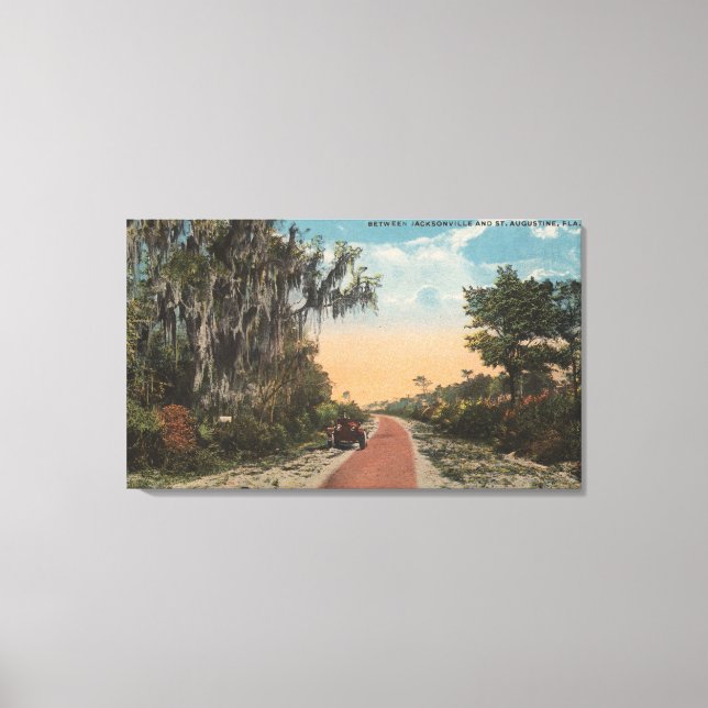 Jacksonville, Florida - John Andersson Canvastryck (Framsida)