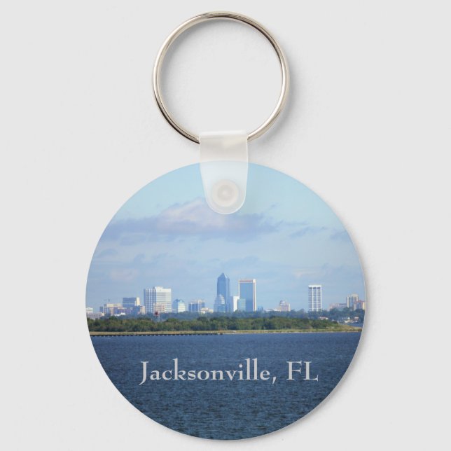 Jacksonville, Florida Keychain Nyckelring (Framsida)