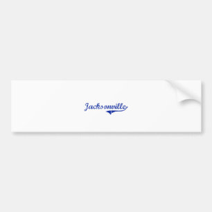 Jacksonville Florida klassikerdesign Bildekal
