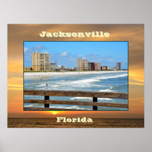 Jacksonville, Florida landskap Poster