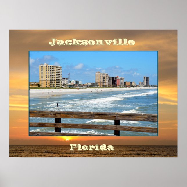 Jacksonville, Florida-landskapet Poster (Framsidan)