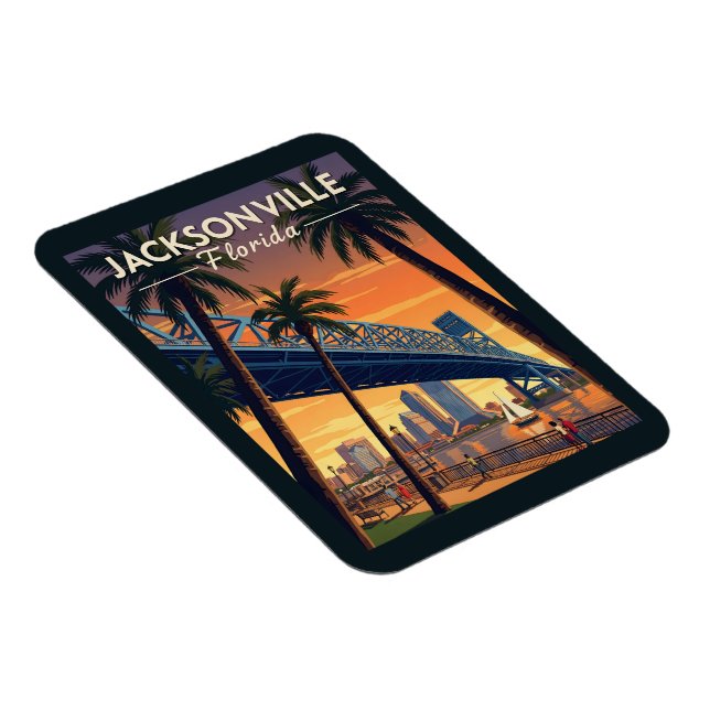Jacksonville Florida Magnet (Högersidan)