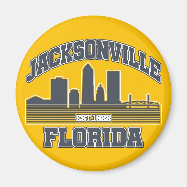 Jacksonville,Florida Magnet (Framsidan)