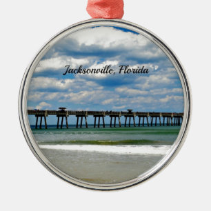 Jacksonville, Florida Pier Julgransprydnad Metall