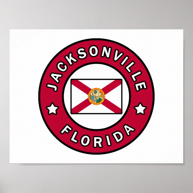 Jacksonville Florida Poster (Framsidan)