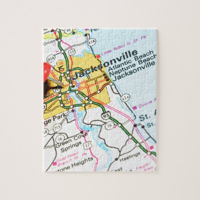 Jacksonville Florida Pussel (Vertikal)