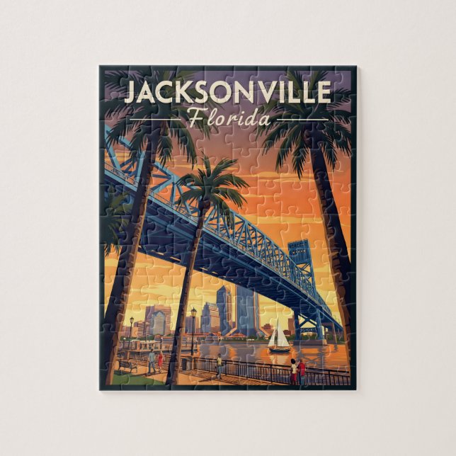 Jacksonville Florida Pussel (Vertikal)