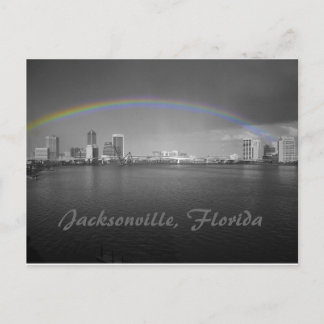 Jacksonville, Florida Rainbow Vykort