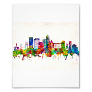 Jacksonville Florida Skyline Fototryck