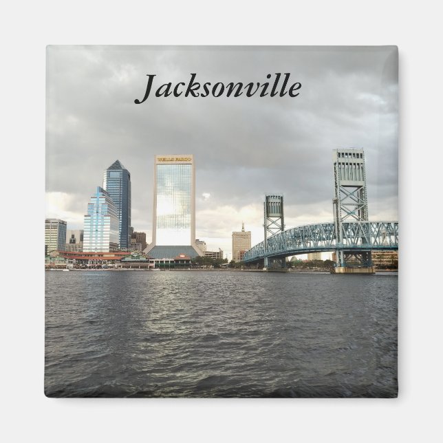 Jacksonville Florida souvenir fotomagnet Magnet (Framsidan)