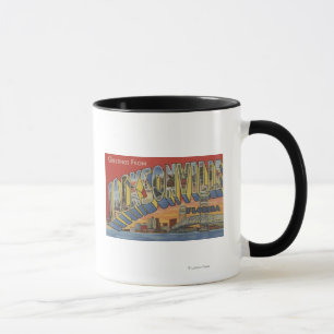 Jacksonville Florida - stora brevplatser Mugg