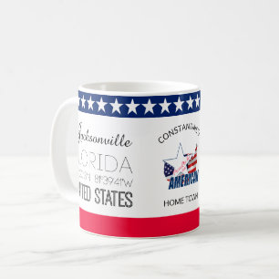 Jacksonville, Florida, United Stater elegant Kaffemugg