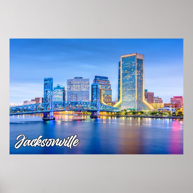 Jacksonville, Florida, United Stater Poster (Framsidan)