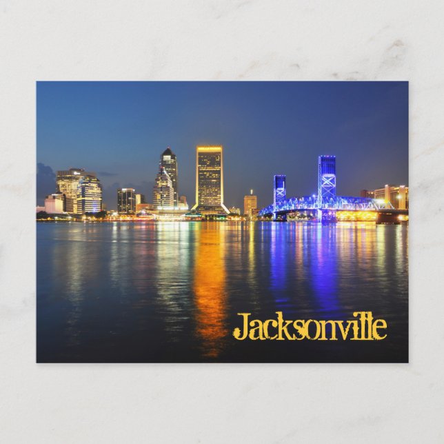 Jacksonville, Florida, USA Vykort (Framsida)