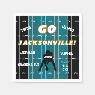 Jacksonville Football Family Pappersservett