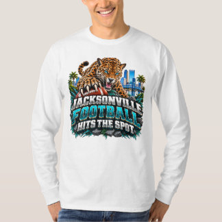 Jacksonville Football Hits the Spot Fan T Shirt