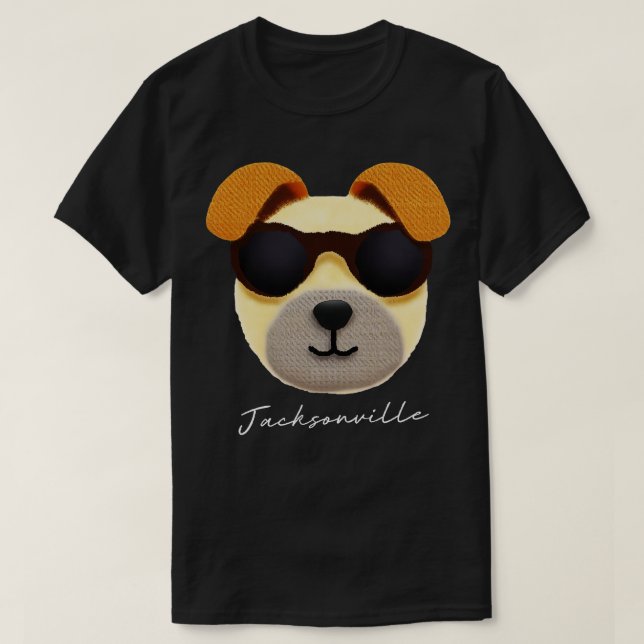 Jacksonville Hund T Shirt (Design framsida)