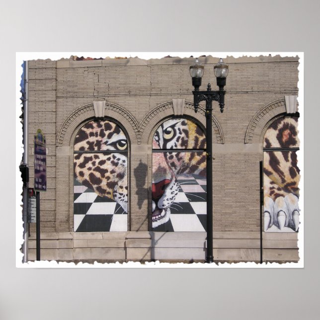 Jacksonville Jaguar Mural Poster (Framsidan)