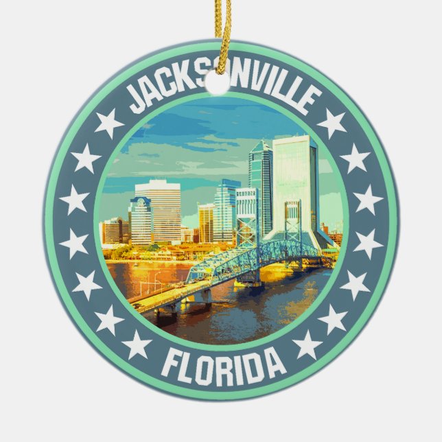 Jacksonville Julgransprydnad Keramik (Framsidan)