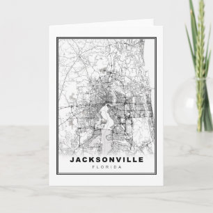 Jacksonville Karta Kort