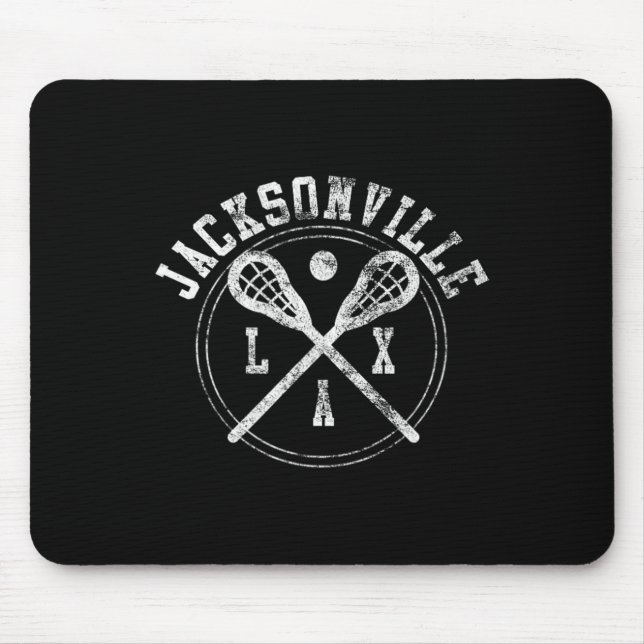 Jacksonville Lacrosse Lax Logotyp Musmatta (Framsidan)