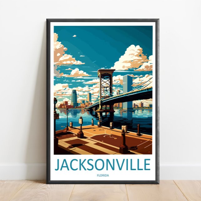 Jacksonville Resemålning Väggkonst Jacksonville Vä (Skapare uppladdad)