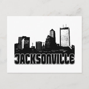 Jacksonville Skyline Vykort