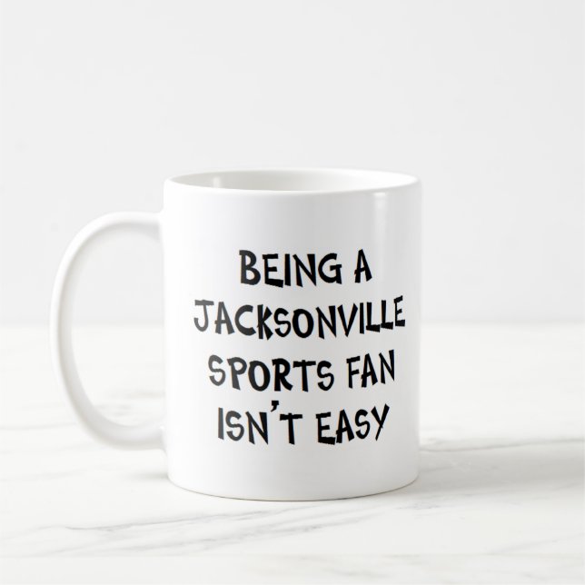jacksonville sports fan, being kaffemugg (Vänster)